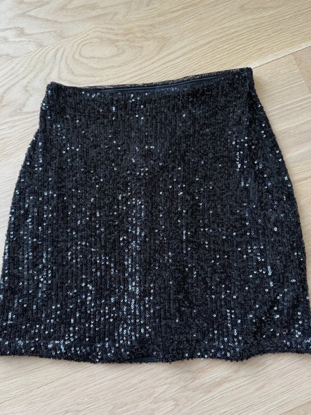 Abercrombie & Fitch Black Sequin Mini Skirt
